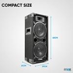 MAX28 Dual 8" Passive DJ Speakers Pair