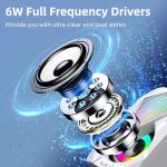 NJSJ USB-Powered Desktop Speakers with RGB Lights