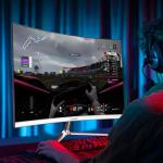 24.5 Inch Curved Gaming Monitor with Speakers