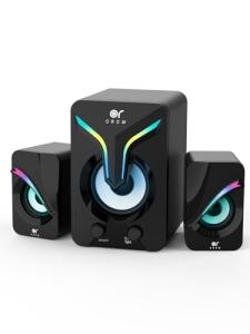 RGB 2.1 Computer Speakers with Subwoofer and Volume Control