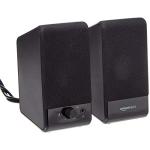 Amazon Basics USB-Powered Desktop Speakers, Black