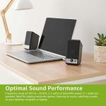 Amazon Basics USB-Powered Desktop Speakers, Black