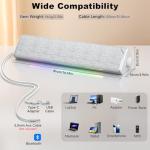 SOULION R60 RGB Soundbar for Gaming and More