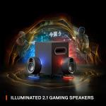SteelSeries Arena 7 Illuminated 2.1 Gaming Speakers