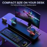 OFFSIR RGB USB Computer Speakers with Clear Sound