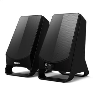 MAJORITY Compact Computer Speakers with AUX Connectivity