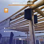 Power Dynamics Waterproof 4-Inch Wall Speakers Pair