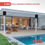 Pyle Bluetooth Waterproof Outdoor Speakers Pair