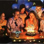 ALOTFINNE Outdoor Bluetooth Speaker with Flame Light