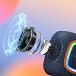 RIENOK Wireless Waterproof Bluetooth Speaker with Lights