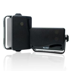 Herdio 3.5" Waterproof Outdoor Bluetooth Speakers Pair