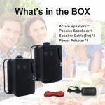 Herdio 3.5" Waterproof Outdoor Bluetooth Speakers Pair