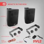 Pyle Waterproof Bluetooth Wall Speakers for Indoor/Outdoor