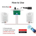 STUDIOFINIX Waterproof 6.5 Inch Outdoor Speakers