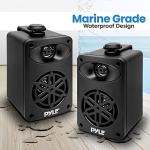 200 Watt Waterproof Indoor Outdoor Speaker Pair
