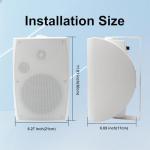 STUDIOFINIX Waterproof 6.5 Inch Outdoor Speakers