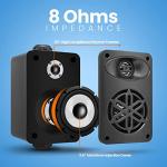 200 Watt Waterproof Indoor Outdoor Speaker Pair