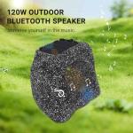 Herdio 8" Outdoor Bluetooth Rock Speaker - Gray