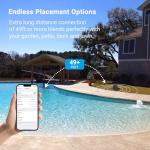 Herdio 8" Outdoor Bluetooth Rock Speaker - Gray