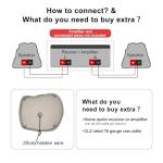 Waterproof Outdoor Rock Speakers, 600 Watt Pair