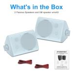 Waterproof 6.5" Outdoor Wall Mount Speakers