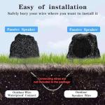 Waterproof Outdoor Rock Speakers, 600 Watt Pair