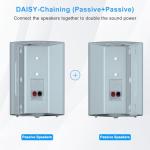 Waterproof 6.5" Outdoor Wall Mount Speakers