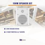 Power Dynamics 6.5-Inch Waterproof Outdoor Speaker Pair