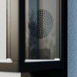 Black Outdoor Wall Lights with Bluetooth Speaker