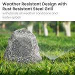 Waterproof Granite Rock Patio Speakers - Set of 4