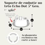 Ceiling Mount Stand for Smart Speakers (White)