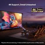 Aurzen BOOM Mini Smart Projector with 20W Speakers