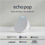 Echo Pop Compact Bluetooth Smart Speaker - Glacier White
