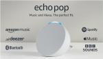 Echo Pop Compact Bluetooth Smart Speaker - Glacier White