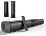 Saiyin 50W Soundbar with Bluetooth and Optical Inputs