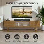 Saiyin 50W Soundbar with Bluetooth and Optical Inputs