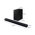Samsung C Series 2.1 Channel Soundbar with Subwoofer