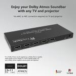 FeinTech 4x1 HDMI eARC Pass Switch for Soundbars