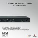 FeinTech 4x1 HDMI eARC Pass Switch for Soundbars