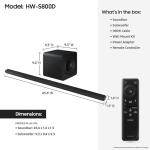 SAMSUNG S800D Dolby Atmos Wireless Soundbar