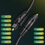 Gold-Plated Optical Cable for Home Audio Systems