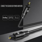 Gold-Plated Optical Cable for Home Audio Systems
