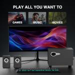 WMQ 2.1 Desktop Speakers with Subwoofer, USB-Powered