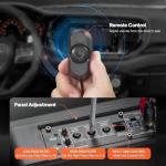 TKOWQM Slim 10" Powered Car Subwoofer with Amplifier