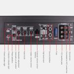 Fabater 800W Slim Under Seat Car Subwoofer