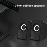 WMQ 2.1 Desktop Speakers with Subwoofer, USB-Powered