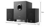 OROW 16W Computer Speakers with Subwoofer and AUX