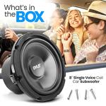 Pyle 8" 200W Single Voice Coil Subwoofer