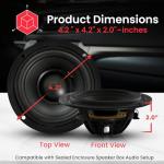 3.5" Single Voice Coil Car Subwoofer - 20W
