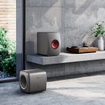 KEF KC62 1000W Compact Powered Subwoofer - Grey
